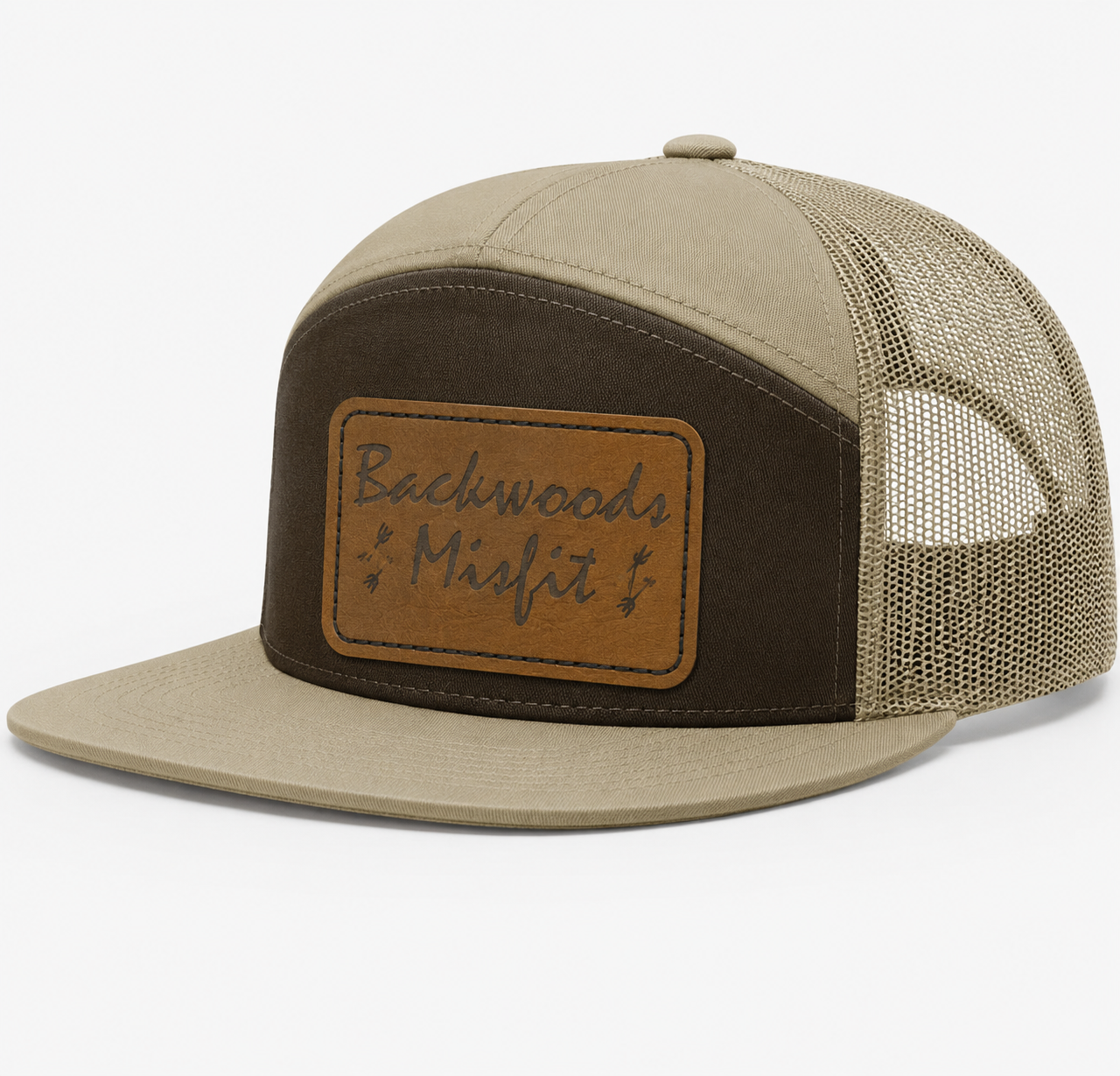 Backwoods Misfit Leather Patch Hat