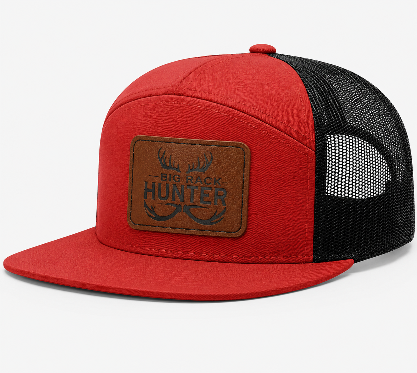 Big Rack Hunter Leather Patch Hat
