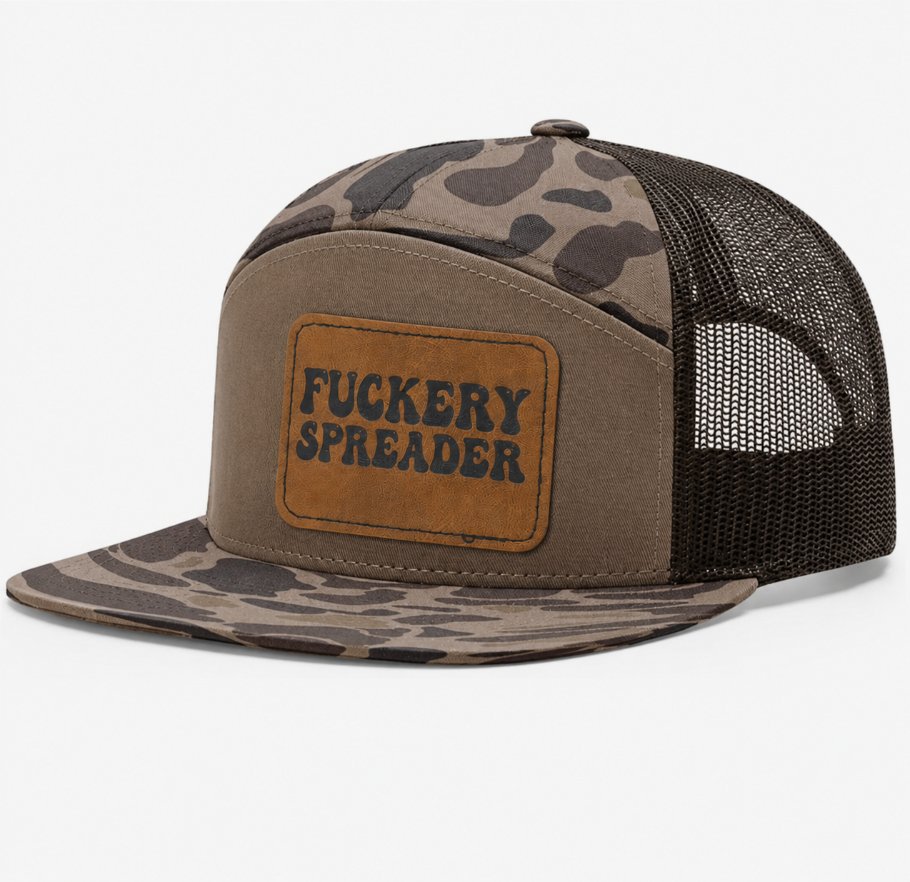 Fuckery Spreader Leather Patch Hat