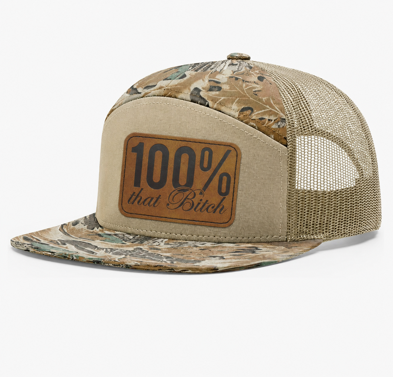 100% Percent That Bitch Leather Patch Hat