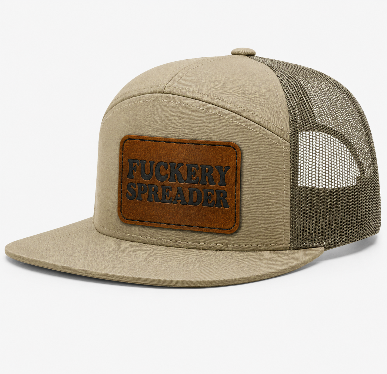 Fuckery Spreader Leather Patch Hat