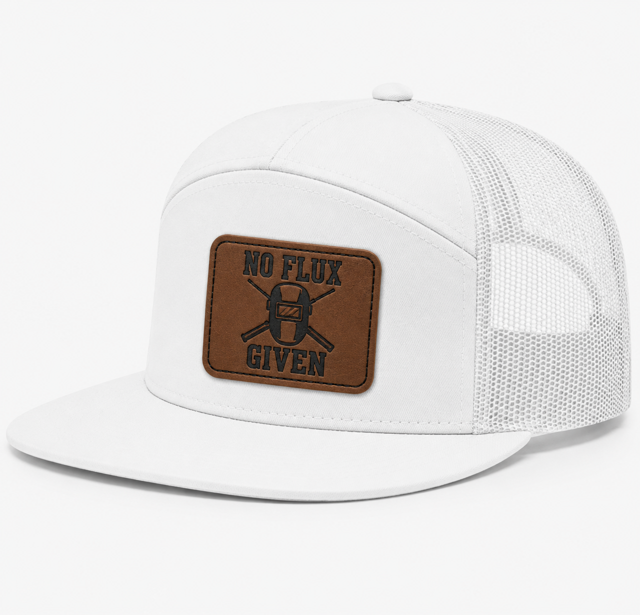 No Flux Given Leather Patch Hat