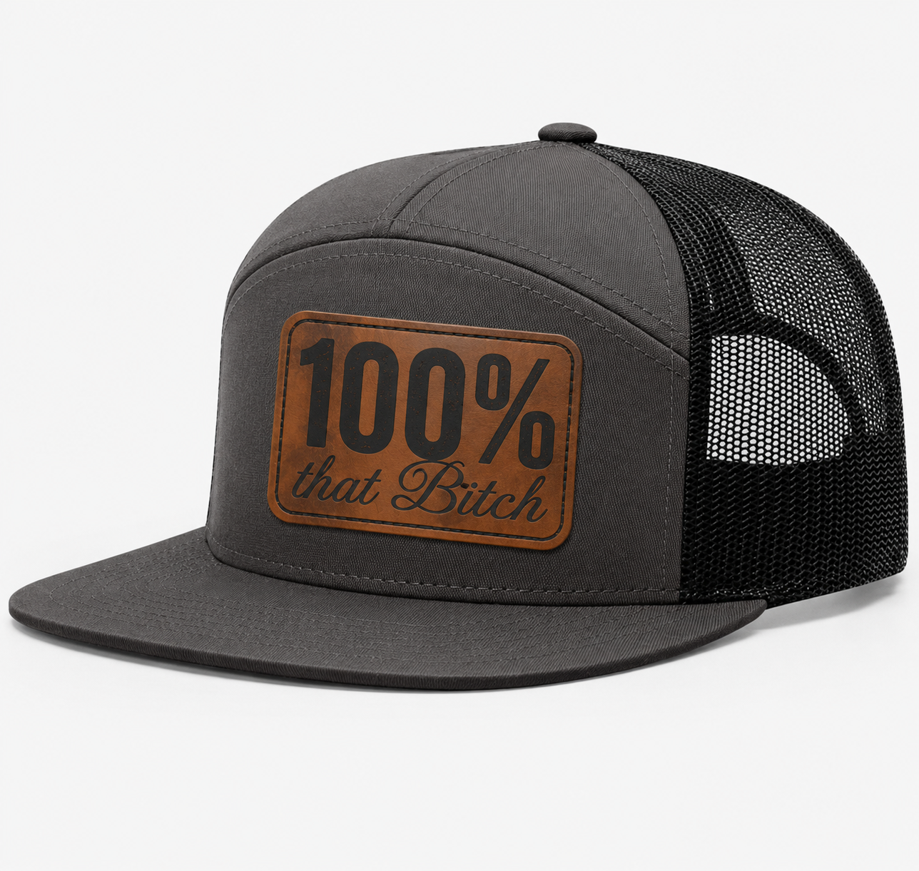 100% Percent That Bitch Leather Patch Hat