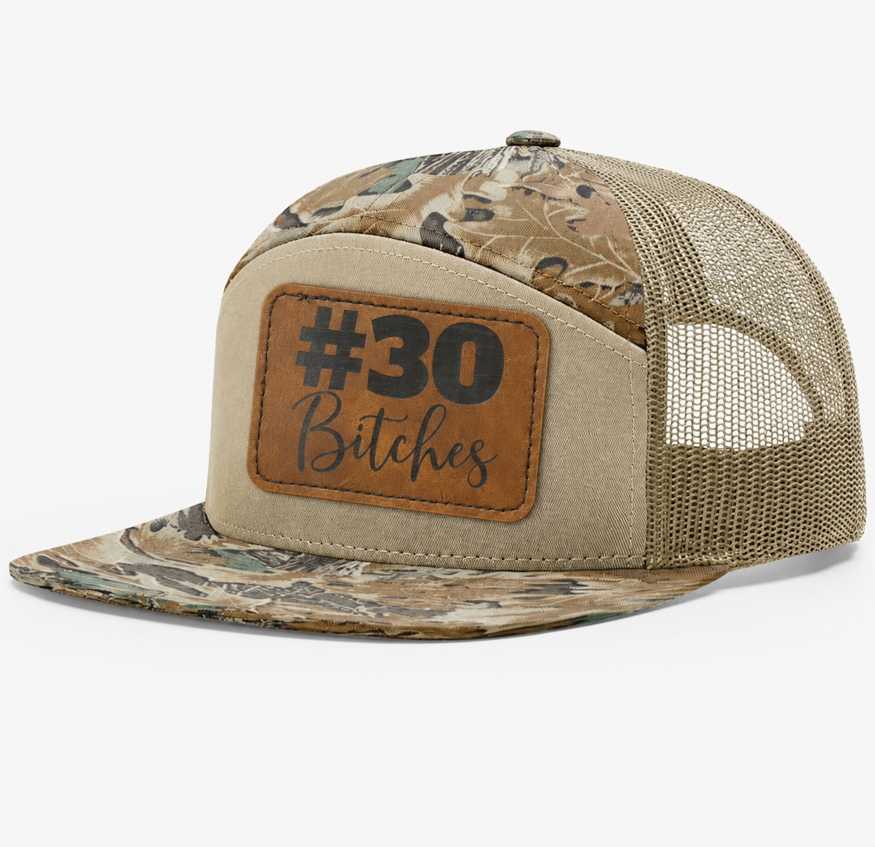 #30 Bitches Leather Patch Hat