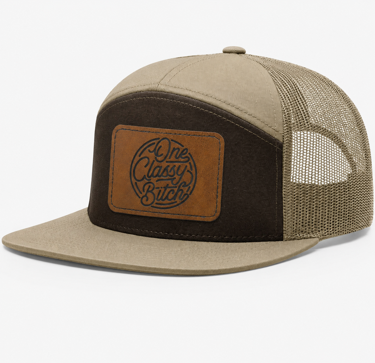 One Classy Bitch Leather Patch Hat