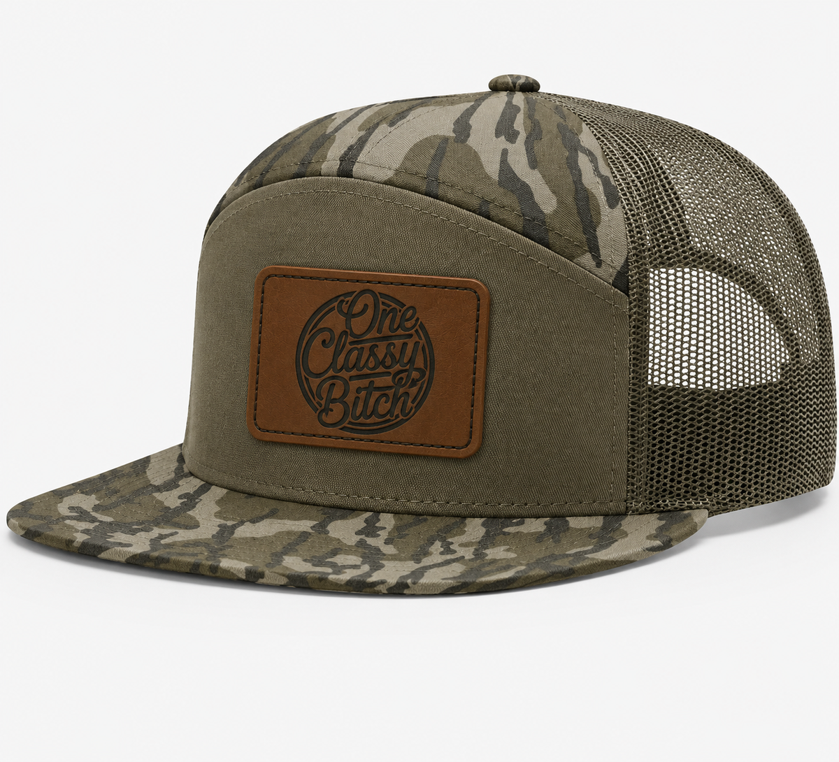 One Classy Bitch Leather Patch Hat