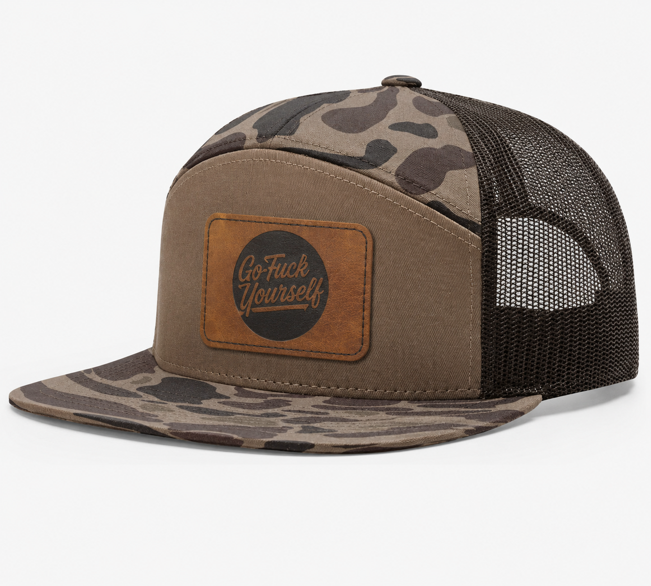 Go Fuck Your Self Leather Patch Hat