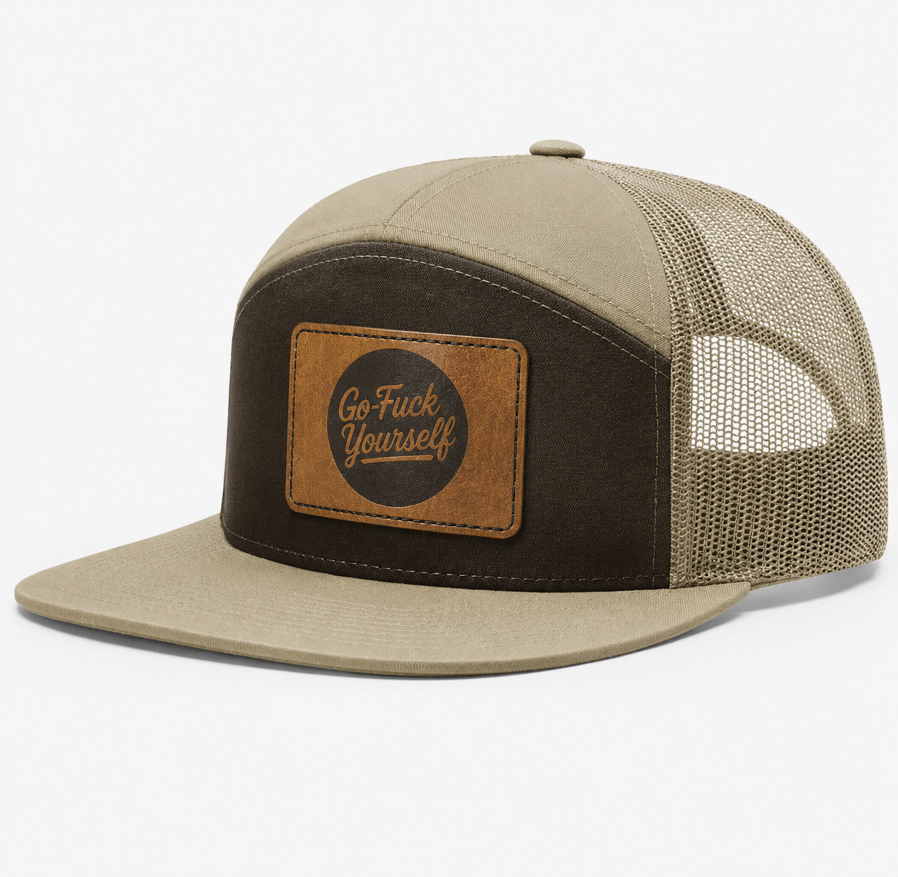 Go Fuck Your Self Leather Patch Hat