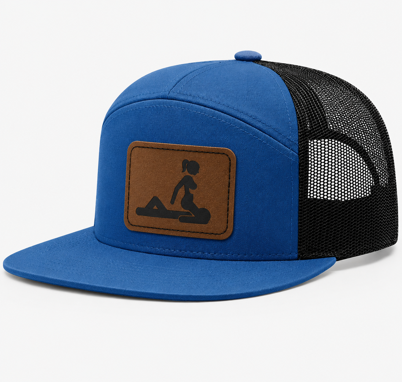 Ride My Face Leather Patch Hat