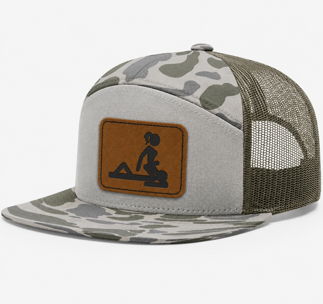 Ride My Face Leather Patch Hat