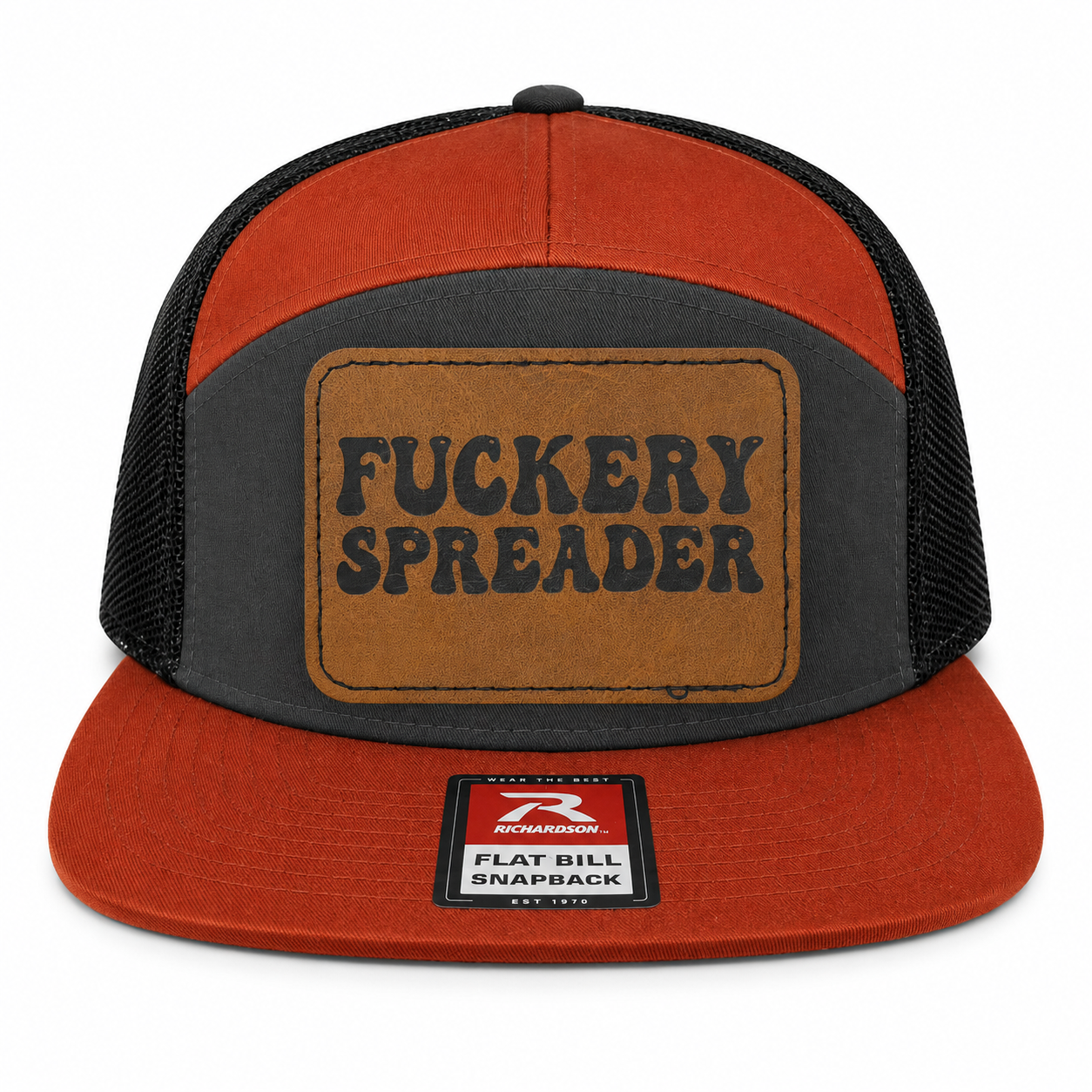 Fuckery Spreader Leather Patch Hat