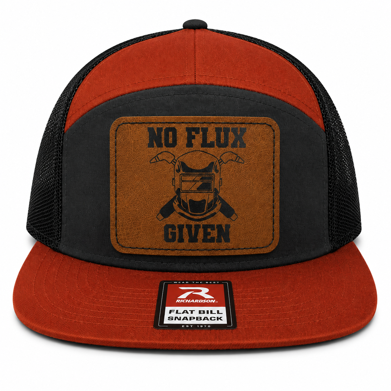 No Flux Given Leather Patch Hat