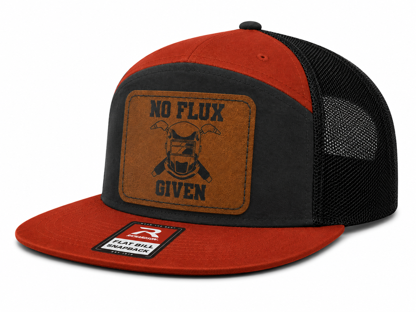 No Flux Given Leather Patch Hat