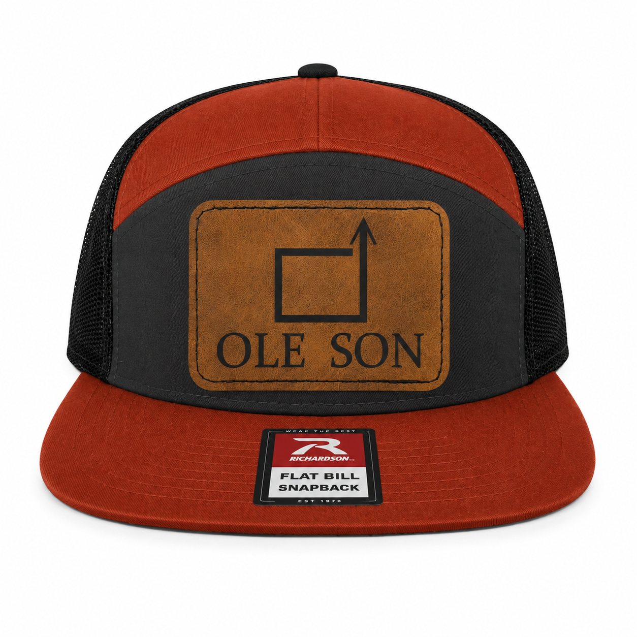 Square Up Ole Son Leather Patch Hat