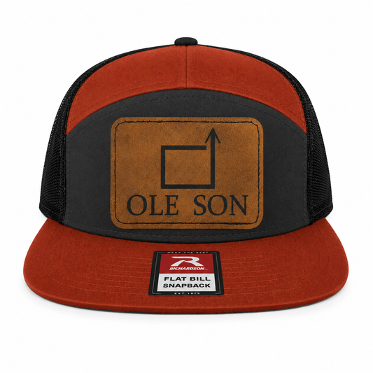 Square Up Ole Son Leather Patch Hat