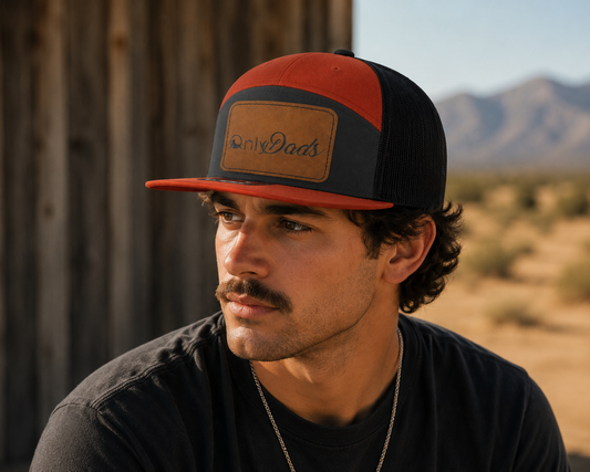 Only Dads Leather Patch Hat